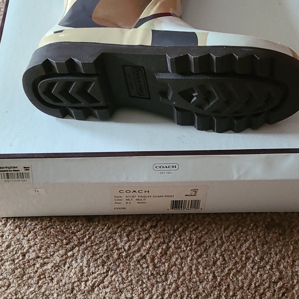 Coach rain boots - Picture 2 of 4